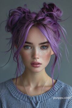 Creative Hair Color, Dye Ideas, Lavender Hair, Hair Affair, Hair Dye Colors