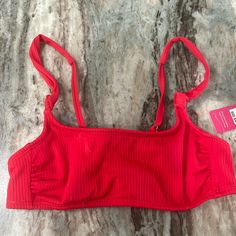 Red Bikini Top. Xhilaration Brand. Xs (00) Red Seamless Swimwear, Red Seamless Swimwear For Swimming, Red Swimwear, Bra-friendly For Sunbathing, Red Bra-friendly Swimwear For Vacation, Vacation Swimwear Red Bra Friendly, Red Seamless Swimwear For Sunbathing, Vacation-ready Red Bra-friendly Swimwear, Red Summer Swimwear Bra Friendly, Red Summer Swimwear With Built-in Bra