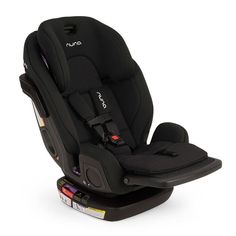 a car seat that is black and has no wheels