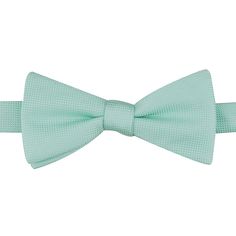 Look your absolute best while wearing this pre-tied bow tie from Bespoke. Look your absolute best while wearing this pre-tied bow tie from Bespoke. Bow-tying made simple. Watch now. Pre-tied design Adjustable strapFABRIC & CARE Polyester Spot clean Imported Size: One Size. Color: Lt Green. Gender: male. Age Group: adult. Pattern: Solid. Spring Black Tie Adjustable Bow Tie, Adjustable Summer Bow Tie, Dapper Adjustable Bow Tie For Spring, Spring Dapper Adjustable Bow Tie, Summer Black Tie Bow Tie With Satin Bow, Classic Summer Bow Tie With Decorative Bow, Classic Summer Bow Ties, Classic Summer Bow Tie, Fitted Satin Bow Tie For Summer