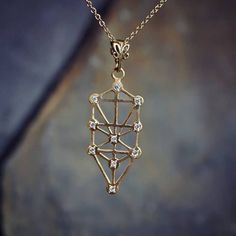 The Inlaid Tree of Life Gold intention: Bring unity and divinity into your life Tree Of Life, Diamond Necklace, Gold Jewelry, Gold