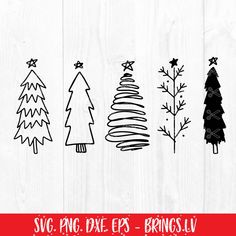 christmas trees svg files for cutting