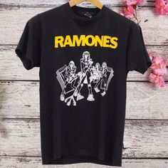 Vintage Ramones Tee Punk Rock, Ramones Black T - Shirt, Black Music T - Shirt, Vintage T - Shirt, Gifts for best friends, Tee, Tour T-Shirt WELCOME TO OUR STORE  LOOMINGDUO  --------- PRODUCT ---------- - Cotton graphic T-shirt, custom t shirts, custom t shirt printing - Lightweight, extremely comfortable and durable 100% Cotton - High Quality - Size: S, M, L, XL, 2XL, 3XL, 4XL, 5XL We have a size chart in the picture, please refer to and choose the right product. ------SHIPPING-------- Every or Rock Style T-shirt With Band Logo For Music Festivals, Summer Rock T-shirt With Band Logo, Rock Style Crew Neck T-shirt With Screen Print, Rock Style Crew Neck T-shirt For Music Festival, Rock Style Band Logo T-shirt With Crew Neck, Black Band Merch T-shirt With Logo, Band Merch Crew Neck T-shirt For Concerts, Rock Style Band Logo T-shirt For Streetwear, Band Merch T-shirt With Graphic Print