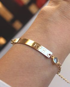 Wedding Date Gold Bar Engraved Bracelet Birthstone Swarovski  Nameplate Personalized Initial Monogra Nameplate Jewelry, Name Plate Bracelet, Personalized Engraved Jewelry, Gold Bar Bracelet, Gold Bond, Initial Monogram, Nameplate Necklace, Gold Bar Necklace, Engraved Bracelet