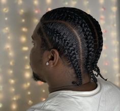 Cornrolls Men, Dude Hairstyles, 4 Cornrows, Boys Cornrows, Afro Hair Fade, Afro Fade Haircut