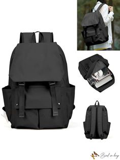 Bird in Bag - Womens Fashionable Japanese Brand Computer Backpack, Travel Bag for Middle and High School Students, Backpack for Men, Suitable for Female Durable Casual School Bags, Casual Durable School Bags, Black Student Backpack With Pockets, Casual Durable Backpack For Daily Use, Multifunctional Black Backpack For School, Casual Durable Standard Backpack, Multifunctional Black School Backpack, Casual Durable Bags For Back To School, Durable Casual Bags For Back To School