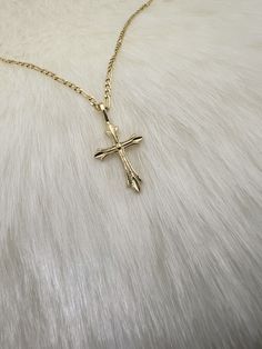 14k Solid Yellow Gold Cross Of Jesus Necklace, Christian Jesus Christ God Religious Bible Pendant! 1 Cross Charm, Ichthys Pendant. Solid 14k gold, 3D Cross Of Jesus. Dimensions: 20.4mm x 10.7mm Diamond Cut finish for a radiant shine. Question? Please don't hesitate to contact me. *Wholesale or Custom* Wholesale: The more you buy, cheaper goes the price. Custom: Unique pieces to fit your very own style. (Different Color Gold) Contact Me for more information. Gold Crucifix Jewelry Stamped 14k, Gold Crucifix Necklace In 14k Gold, Yellow Gold Plated Crucifix Jewelry, Gold Crucifix Jewelry Gift, 14k Yellow Gold Crucifix Jewelry, 14k Gold Cross Figaro Chain Jewelry, Gold Crucifix With Figaro Chain Jewelry, 14k Gold Tarnish-resistant Cross Pendant Necklace, 14k Gold Tarnish Resistant Pendant Cross Necklace