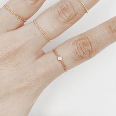 JSVConcepts Fine Jewelry Dainty Diamond Chain Ring, Natural Diamond Set Bezel Chain Ring, Brilliant Cut Diamond Ring, 14K Solid Gold Minimalist Ring, Christmas Gift ≫ Product Details ◈ Handmade / Handcrafted Fine Jewelry ◈ Diamond: 100% Natural Diamond ◈ Carat Weight: 0.03 Ct. ◈ Color: F-G ◈ Clarity: VS2-SI1 ◈ Cut: Brilliant Cut ◈ Metal: 14K Solid Gold (18K also available - Additional fees may apply) ◈ Gold Color: White gold, Rose gold, Yellow gold ≫ Please read our FAQ below for more detail. Dainty Faceted Round Rings, Delicate Gold Stackable Rings With Bezel Setting, Dainty Bezel Setting Open Ring Jewelry, Dainty Bezel Setting Midi Rings As Gift, Dainty Bezel Setting Midi Rings For Gift, Dainty Jewelry Open Ring With Bezel Setting, Delicate Rose Gold Ring With Bezel Setting, Rose Gold Jewelry With Round Band, Minimalist Rose Gold Round Chain Ring