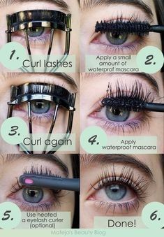 Lash Tricks, Mekap Mata, Curling Mascara, Curl Lashes, How To Shade, Curling Eyelashes