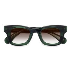 Unisex jade green wide square full-rim sunglasses frames are available in variety of colors to match any outfit. These affordable qualified horn-rimmed wayfarer gradient sunglasses include free single-vision prescription brown gradient lenses with AR and 100% UV protection, a case and a cleaning cloth. Bifocal and progressive lenses are supported. Meet elegant simplicity at its finest. These wayfarer glasses in shades of black, gray, clear, and green will transform your look and revamp your styl Green Square Frame Sunglasses With Gradient Lenses, Modern Green Cat Eye Sunglasses With Gradient Lenses, Green Tinted Glass Sunglasses, Modern Green Glass Sunglasses, Green Acetate Sunglasses With Polarized Lenses, Green Polarized Glass Sunglasses, Green Polarized Acetate Sunglasses, Green Wayfarer Sunglasses With Glass Lenses, Green Glass Wayfarer Sunglasses