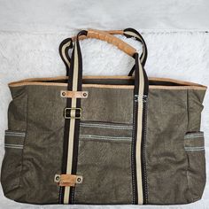 New With Tags, Ships Within 1-2 Days (: Large Size. Zip Closure. Tons Of Compartments. Casual Canvas Satchel With Luggage Sleeve, Casual Canvas Shoulder Bag With Luggage Sleeve, Casual Weekender Bag With Adjustable Strap, Casual Brown Shoulder Weekender Bag, Casual Brown Canvas Bag With Luggage Sleeve, Casual Cotton Bag With Luggage Sleeve, Casual Brown Weekender Bag For Daily Use, Brown Weekender Bag, Casual Brown Tote Duffle Bag