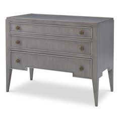 an image of a chest of drawers with two drawers on one side and three drawers on the other