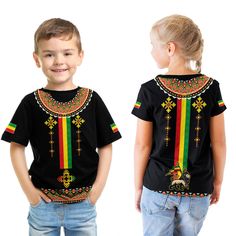 Ethiopia Lion Style Pattern T-shirt Our Unisex T-shirt is made of a premium polyester blend, offering maximum comfort with a soft feel. It boasts an all-over print design created through a high-definition heat-dye application that ensures vibrant and long-lasting colors even after multiple washes. This T-shirt’s fabric is durable and resistant to wrinkles, shrinking, and mildew, ensuring its longevity. The thread line color is limited to black or white. Every T-shirt is custom printed, cut, and Feel It, Ethiopia, High Definition, Unisex T Shirt, Wrinkles, Custom Print, Lion, Print Design, Thread