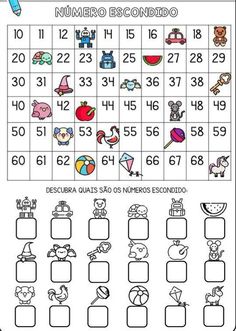 the spanish numbers and symbols worksheet for children to learn how to use them