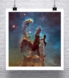 the pillars of stars in space poster