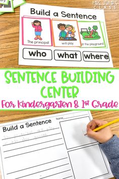 Building Sentences First Grade, What Is A Sentence Kindergarten, Building Sentences 2nd Grade, Writing Complete Sentences 1st Grade, Silly Sentences First Grade, Sentence Building Activities First Grade, Mixed Up Sentences For First Grade, Build A Sentence Activity