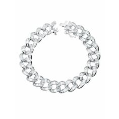 CRISLU Ice'd Bold Chain Bracelet - Style Code: 9011621B70CZ - CTTW: 8.40 - Baguette Stones -Lifetime Warranty -100% Hypo-Allergenic -Non-Conflict - Note: Please inquire for ship time availability - FREE SHIPPING on orders over $100! Luxury Sterling Silver Chain Bracelet With Diamond Accents, Sterling Silver White Gold Diamond Chain Bracelet, Classic Silver Diamond Chain Bracelet, Sterling Silver Diamond Bracelet With Chain In White Gold, Luxury Silver Link Tennis Bracelet, Silver Chain Link Diamond Bracelet For Formal Occasions, White Gold Sterling Silver Diamond Bracelet With Chain, White Gold Diamond Bracelet With Chain In Sterling Silver, Formal Silver Chain Link Diamond Bracelet