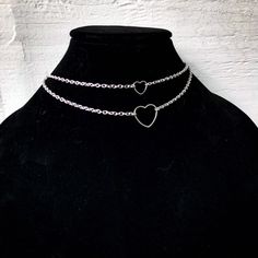 💌JOIN OUR EMAIL LIST FOR 20% OFF COUPON💌 Sign up here: http://eepurl.com/hVBecv (You will receive exclusive deals, information on upcoming releases/giveaways and much more! Check spam folder if you cannot find email containing instant coupon code.) Something more delicate but don't let this necklaces look fool you. She's extremely strong and beautiful. Choose either a smaller heart or large in the drop down menu. An instant staple piece for sure. Entirely 100% stainless steel down to the compo Steel Aesthetic, Heavy Sweating, Heart Chain, Small Heart, Necklace Sizes, Elegant Jewelry, Email List, Staple Pieces, Don't Let