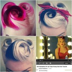 Pinup Inspiration, Victory Curls, Victory Roll, Hair Play, Roll Hairstyle