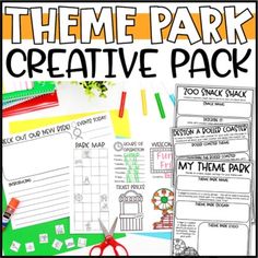 the theme park creative pack includes activities to help students create and organize their own station