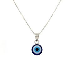 Ward off negativity with our Simple Resin Evil Eye Charm, featuring a mesmerizing blend of various shades of blue. This charming little amulet is a symbol of protection, making it perfect to hang on your bracelet, necklace, or as a keychain accessory. Let its tranquil blue hues serve as a constant reminder to stay mindful and ward off any negative energy that may come your way. Simple, yet powerful, our resin evil eye charm is a lovely addition to your personal collection of protective charms. M Adjustable Blue Necklaces With Charms, Blue Hypoallergenic Evil Eye Bracelet As Gift, Hypoallergenic Blue Evil Eye Bracelet Gift, Symbolic Blue Necklaces With Charms, Blue Hypoallergenic Round Pendant Jewelry, Symbolic Evil Eye Bracelet As Gift, Blue Round Pendant Necklace For Good Luck, Adjustable Blue Sterling Silver Charm Necklace, Blue Charms Necklaces For Good Luck