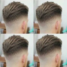 Medium Fade Haircut, Slick Back Haircut, Mid Fade, Beard Hairstyle, Men Hair Color