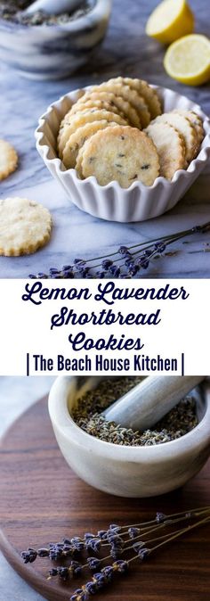 lemon, lavender and shortbread cookies the beach house kitchen