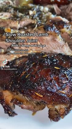 Roast Lamb Shoulder Recipes, Leg Of Lamb Christmas Dinner, Lamp Shoulder Chops Recipes, Slow Cook Lamb Shoulder, Lamb Chop Recipes Videos, Lamb Shoulder Chops Recipes, Lamp Recipes, Lamb Shoulder Recipes