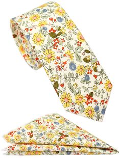 PRICES MAY VARY. Beige floral tie size: Approx. 58" Length and 2(1/2)" at widest point Pocket Square Size: Approx. 10.6*10.6 in Yellow daisy on beige background tie, fashionable middle-skinny cotton tie combo with handkerchief Slim flower ties design and hand made by zenxus, perfect for weddings or other special occasions.100% Satisfaction Guaranteed Dry clean only  ZENXUS tie & pocket square combo are handmade and of the highest quality.
 Add some real style to any outfit.
 Great for formal or Classic Floral Suit And Tie Accessories For Spring, Classic Floral Print Suit And Tie Accessories For Spring, Multicolor Suit And Tie Accessories For Formal Spring Events, Multicolor Suit And Tie Accessories For Spring Formal, White Floral Print Suit And Tie Accessories For Summer, Summer Formal Suit And Tie Accessories With Floral Print, Spring Floral Print Fitted Suit And Tie Accessories, White Floral Print Suit And Tie Accessories For Spring, White Floral Suit And Tie Accessories For Spring