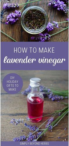 how to make lavender vinegar for homemade hair