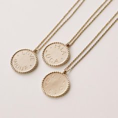 Imperial Disc Pendant Necklace – Milestones by Ashleigh Bergman Gold Disc Necklace, Kay Jewelry, Kendra Scott Necklace, Jewelry Appraisal, Gold Disc, Silver Jewellery Sets, Tiny Diamond, Disc Pendant, Disc Necklace