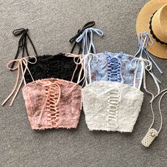 Sleeveless Lace Crop Top With Straps, Summer Lace Crop Top With Built-in Bra, Fitted Vest Crop Top For Vacation, Lace Tank Top With Straps, Sleeveless Lace Crop Top With Built-in Bra, Pink Lace Tank Top For Summer, Summer Lace Crop Top With Spaghetti Straps, Summer Lace Stretch Camisole, Summer Bandage Tank Top With Stretch