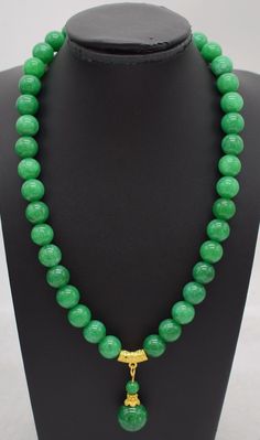 Product Description l  Style : Necklace l  Size : 8/10/12 mm l  Quantity :  1 Pcs l  Length : 16-28 " l  Color : Green l  Clasp : -- l  Condition: New If you want to buy more , please contact us . Thanks ! &&&&: Sale the items does not include box.   Payment Policy&Shipping Policy We accept PayPal Please pay within 24 hours If no payment or contact is made with in 7 days item will be relisted. Thank You Please make sure the "Ship To" address you input in Paypal is correct.Items are shipped within 1-2 business days. The shipping address must be the same as the Paypal registered address.All of our items are shipped via  Air Mail within 1-2 business days upon receiving paymentand you will receive the items about 10-22 working days. Shopping Detail:   We usually  send the item to buyer by Chin Green Pearl Necklace With Polished Round Beads, Jade Gemstone Beads Necklaces, Jade Gemstone Beads Crystal Necklace, Green Pearl Necklace With Round Gemstone Beads, Green Pearl Necklace With Gemstone Beads, Green 8mm Beads Necklace For Gift, Green Necklaces With 8mm Beads For Gifts, Green Single Strand Pearl Necklace With Round Beads, Green Pearl Necklace With Natural Stones