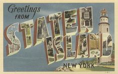 an old postcard from the state of new york