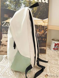 BirdinBag - Waterproof Laptop Backpack with Pendant, Spacious Carry On for Travel & work- College Shoulder Bag White Waterproof Backpack For Outdoor Activities, Large Capacity White Laptop Bag For School, White Waterproof Bag For Daily Use, White Waterproof Bags For Daily Use, Waterproof White Bag For Daily Use, White Waterproof School Backpack, White Waterproof School Bag, White Large Capacity Backpack For Outdoor, White Backpack With Zipper For Outdoor Activities