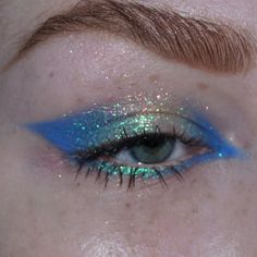 Blue Fairy Eye Makeup, Snowy Sunrise, Creative Eye Makeup