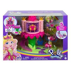 Polly Pocket Rainbow Funland - Fairy Flight Ride - ToyShnip Fairy Theme, Surprises For Husband, Girls Toys, Throne Room, Fairy Princesses, Fantasy Fairy, Polly Pocket, Tea Room, Toys For Girls