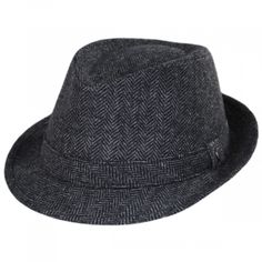 Jaxon Hats Herringbone Wool Trilby Fedora Hat Stingy Brim & Trilby Trilby Fedora, Brixton Hat, Fedora Hat Men, Fedora Hats, Hat Band, Fedora Hat, Hat Shop, Hat Sizes, Hat Fashion