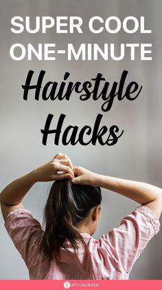 Simple Mom Hairstyles Long Hair, Easy Ways To Fix Long Hair, Easy Hairstyles For Office Simple, Quick Easy Ways To Put Your Hair Up, Quick Mid Length Hairstyles, Hair Styles For Work Medium Length, Medium Everyday Hairstyles, Medium Hair Everyday Styles, No Tools Hairstyle