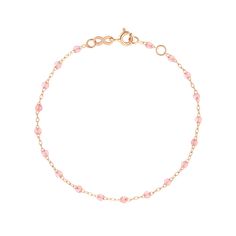 Gigi Clozeau - Classic Gigi Rosée bracelet, Rose Gold, 6.7 Pink Jewels, Bracelet Rose Gold, Resin Bracelet, Classic Bracelets, Gold Baby, Resin Beads, Pink Bracelet, Jewelry Inspo, Dream Jewelry