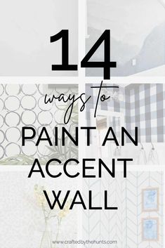 Update your walls with these simple DIY wall painting ideas. Get inspired with the perfect idea so that you finally break out the paint! Accent Wall Office Paint, Accent Painting Ideas, Accent Wall Painting Designs, Painted Wall Patterns Diy, Diy Laundry Room Accent Wall, Wall Patterns With Paint Bedroom, Living Room Wall Painting Designs, Painted Wall To Look Like Wallpaper, Abstract Tape Painting Accent Walls