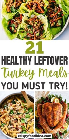 healthy leftover turkey meals that you must try to make ahead and eat well for dinner