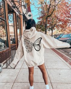 "Butterfly Hoodie, Floral Butterfly Sweatshirt, Floral Aesthetic Hoodie, Animal Sweatshirt, Animal Lover Gifts, Animal Graphic Shirts, DP6188 H O W  TO  O R D E R 1️⃣Please, check and review all the photos. 2️⃣ Choose your T-shirt size and color. 🔵Different styles of shirts may have different shades of same color choice due to different manufacturer brands. 🔵For this reason, we recommend you to match shirts from the same styles if you want precisely matching colors (ex. Unisex, V-necks, Toddle Preppy Tee, Class Outfit, V Neck Shirts, Christian Hoodies, Aesthetic Hoodie, Religious Shirt, Christian Sweatshirt, Daughters Of The King, Youth Hoodies