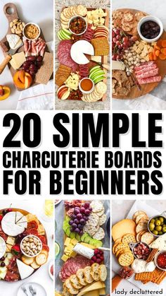 20 simple charcuterie boards for beginners that are easy to make and delicious