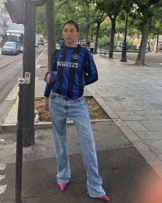 Summer Shoes 2023, Bloke Core, Vintage Jerseys, Cool Fits, Lookbook Outfits, Summer Essentials, Passion For Fashion, Mom Jeans