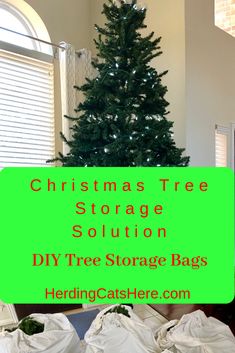 christmas tree storage solution diy tree storage bags