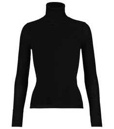 Saint Laurent's black turtleneck sweater is the perfect foundation piece for building elegant winter looks. For the softest feel against the skin, it's made from a fine combination of wool, cashmere and silk. Saint Laurent Turtleneck, Black Cashmere Turtleneck With Funnel Neck, Elegant Cashmere Turtleneck Sweater, Sleek Funnel Neck Turtleneck For Winter, Elegant Cashmere Funnel Neck Turtleneck, Cashmere Turtleneck For Layering, Elegant Fine Knit Turtleneck Sweater, Elegant Fine Knit Turtleneck For Layering, High Neck Fine Knit Merino Wool Turtleneck