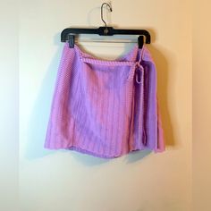 Wrap Skirt Could Be Used As Cover Up Or Worn Alone Crochet Wrap Skirt, Skirts Crochet, Naked Wardrobe, Crochet Wrap, Wrap Skirt, Color Purple, Cover Up, Womens Skirt, Wardrobe