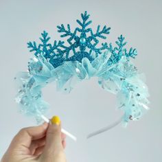 Frozen Cake Decorations, Olaf Craft, Elsa Crown, Frozen Christmas Tree, Frozen Crown, Frozen Headband, Mimi Birthday, Elsa Birthday Party, Frozen Crafts