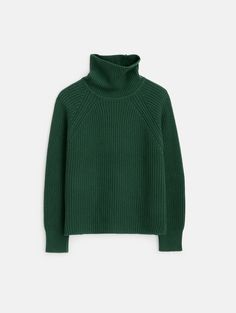 Chelsea Turtleneck In Cotton Cashmere Cotton Turtleneck, Green Turtleneck, Alex Mill, Denim Hat, Womens Turtleneck, Polo Sweater, Work Jackets, Apple Green, Sweater And Shorts